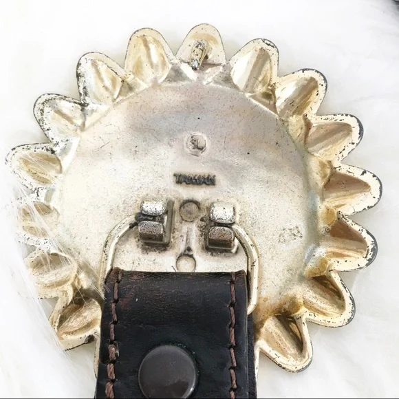 Navasota VTG Braided Sunflower Adjustable Belt L - Picture 6 of 8